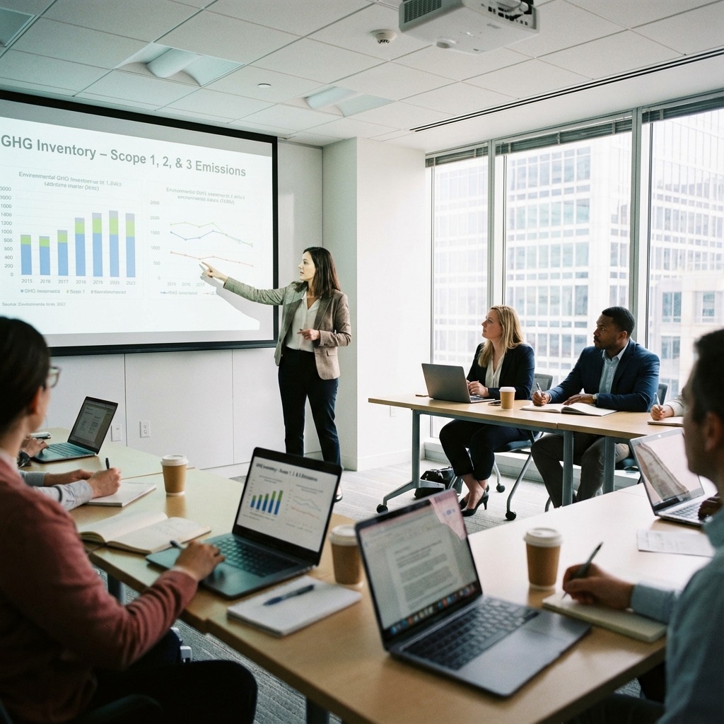 Đào tạo lập báo cáo kiểm kê Khí nhà kính